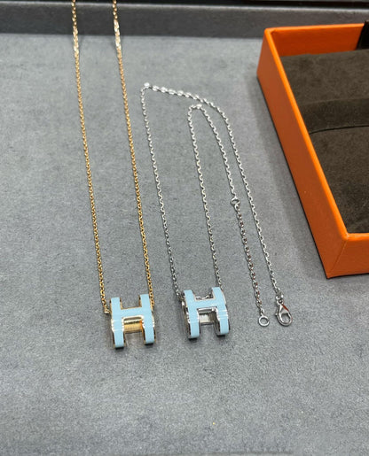 Lume Jewelry POP H スカイブルー ネックレス