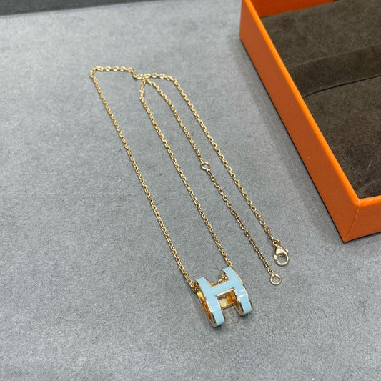 Lume Jewelry POP H スカイブルー ネックレス