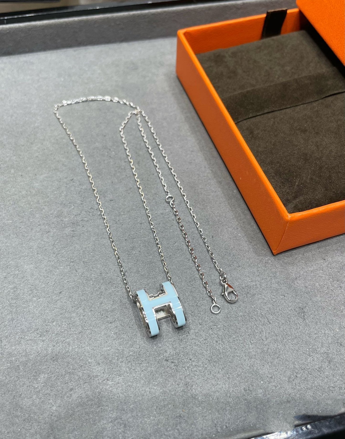 Lume Jewelry POP H スカイブルー ネックレス