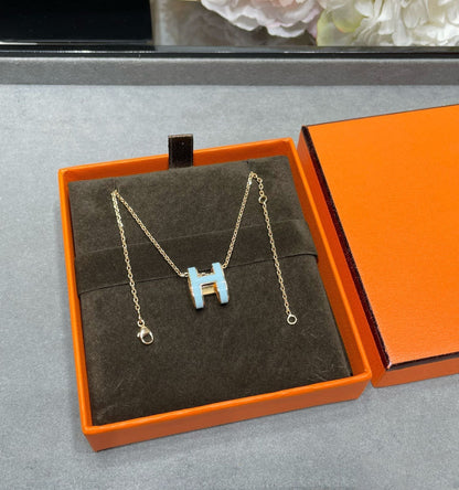 Lume Jewelry「POP H SKY BLUE ネックレス」