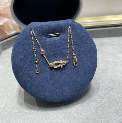 「リューム ジュエリー」フォース10 ダイヤモンド チェーンリンク ピンクゴールド ブレスレット
