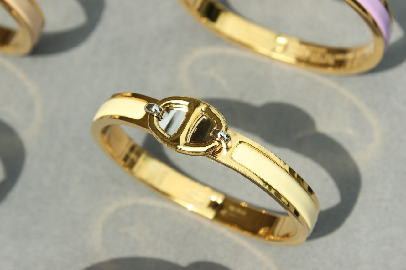 Lume Jewelry CLIC CHAINE ゴールド ブレスレット