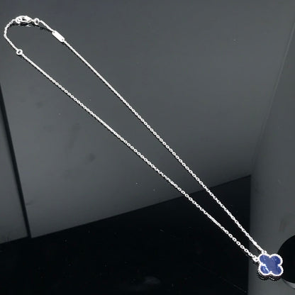 Lume Jewelry クローバー ピーターサイト シルバー ロングネックレス