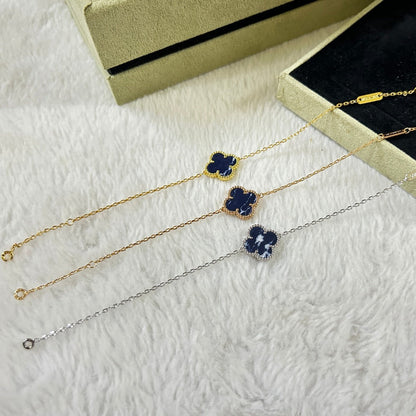 Lume Jewelry「クローバー 1モチーフ ピータサイト ブレスレット」