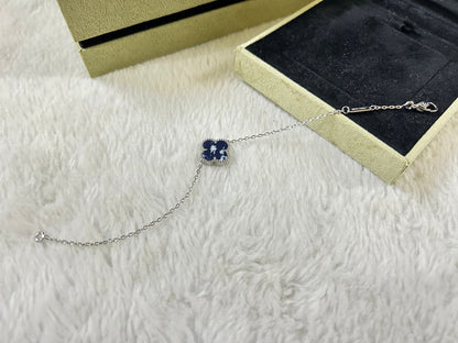 Lume Jewelry「クローバー 1モチーフ ピータサイト ブレスレット」