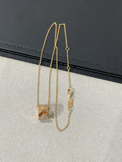 Lume Jewelry LIENS EVIDENCE ダイヤモンドパヴェネックレス