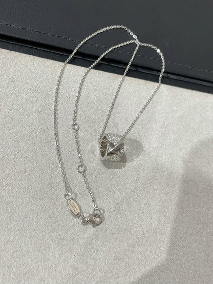 Lume Jewelry LIENS EVIDENCE ダイヤモンドパヴェネックレス