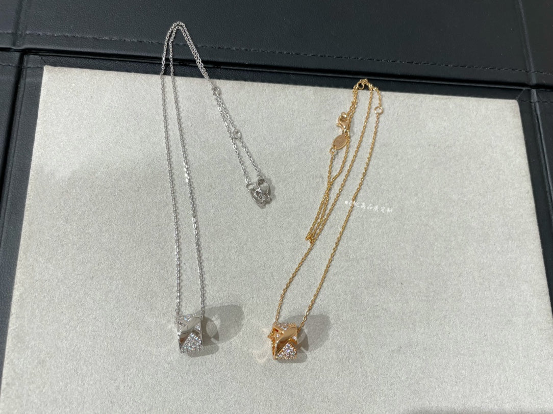 Lume Jewelry LIENS EVIDENCE ダイヤモンドパヴェネックレス
