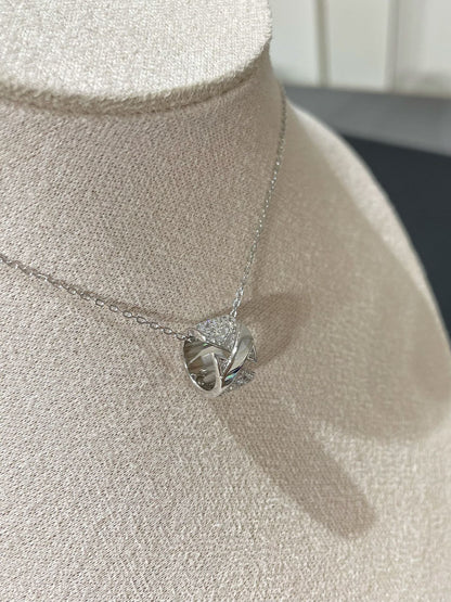 Lume Jewelry LIENS EVIDENCE ダイヤモンドパヴェネックレス