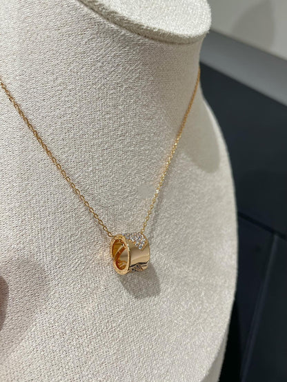 Lume Jewelry LIENS EVIDENCE ダイヤモンドパヴェネックレス