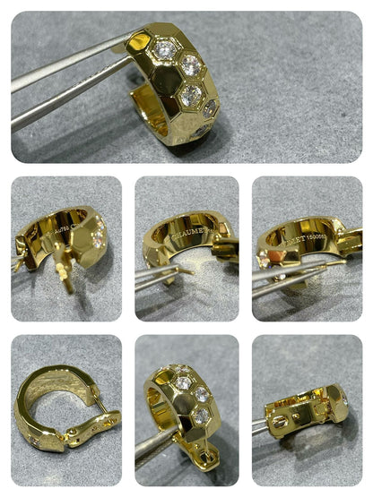 Lume Jewelry「BEE LOVE ダイヤモンドフープイヤリング」