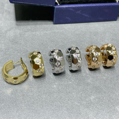 Lume Jewelry「BEE LOVE ダイヤモンドフープイヤリング」