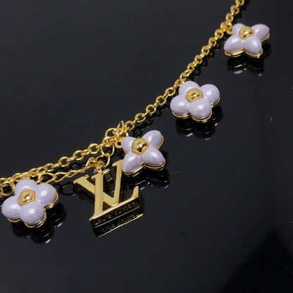 Lume Jewelry ロゴ 6モチーフ スターアンドサン ゴールドブレスレット