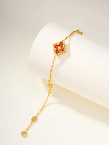 [Lume Jewelry]B.C.L ENAMELED One-Flower Bracelet£¨Various Colors)