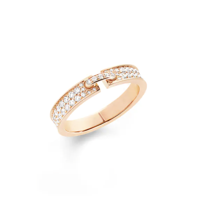 ®Lume Jewelry®アリアンス リエール エヴィデンス パヴェダイヤモンド 4MM リング