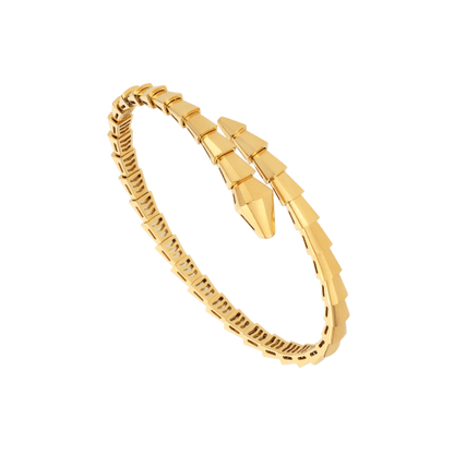 [✨Lume Jewelry✨] Viper Silver No‑Diamond Snake Bracelet