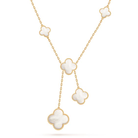 Lume Jewelry®クローバー マザーオブパール ネックレス 6モチーフ