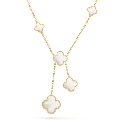 Lume Jewelry®クローバー マザーオブパール ネックレス 6モチーフ