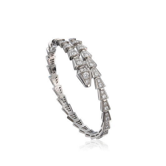 [✨Lume Jewelry✨]SERPENTI BRACELET 6MM SILVER DIAMOND