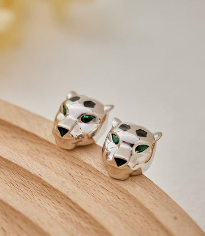 [Lume Jewelry] チータープリント スタッドイヤリング 3色