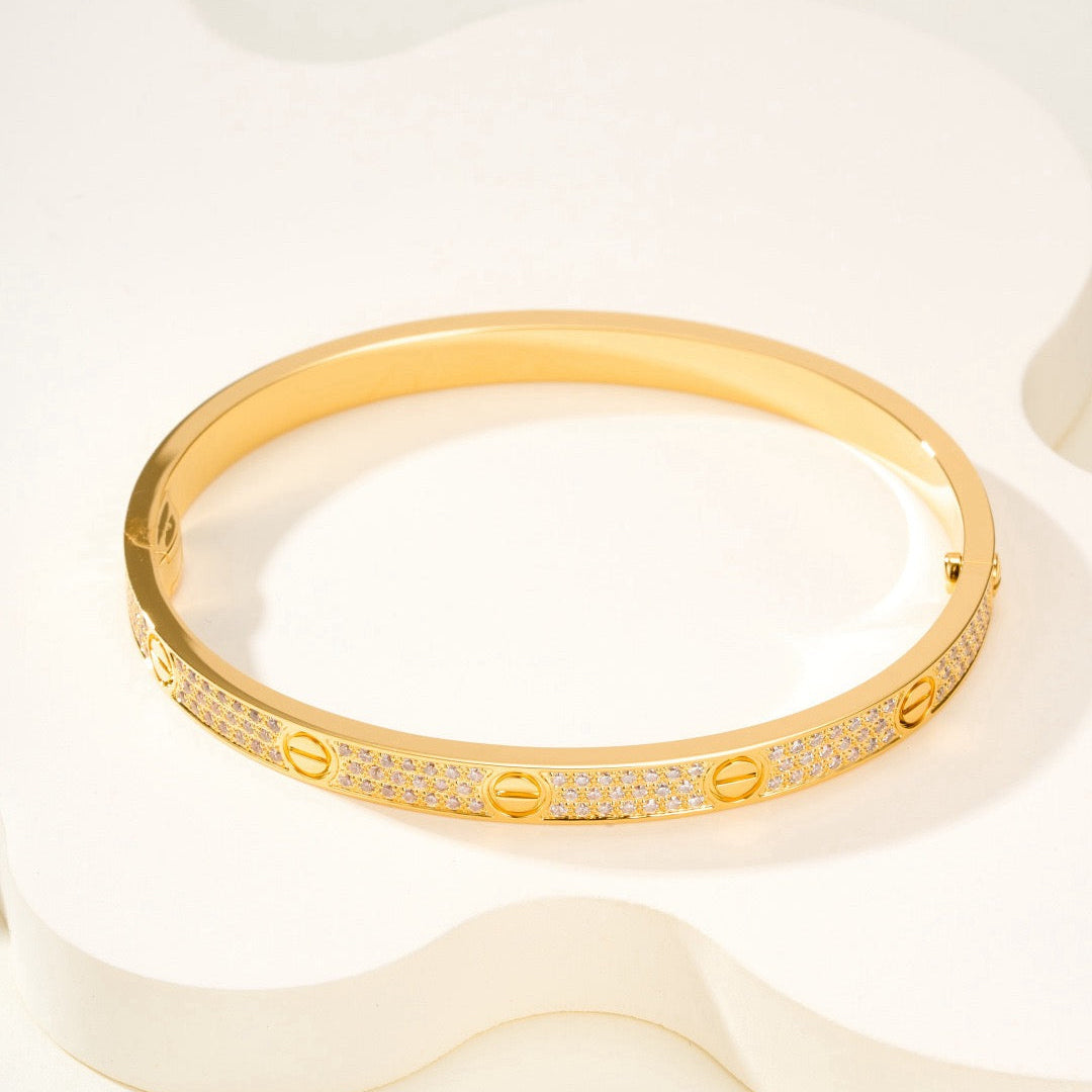 Lume Jewelry「LOVE BRACELET 4.8MM ダイヤモンドパヴェ」