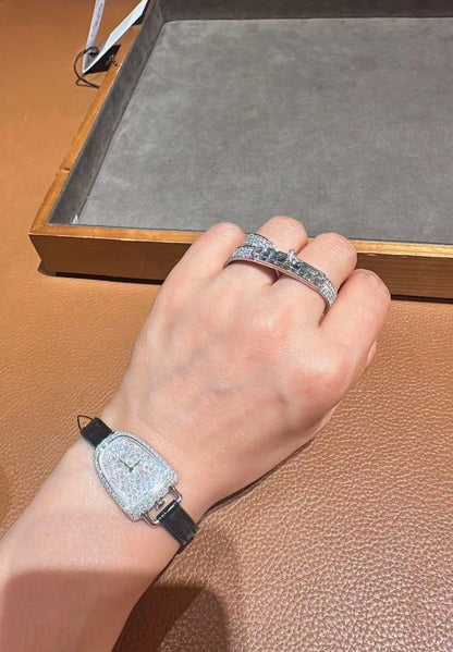 Lume Jewelry クローバーリバーシブルローズゴールドリング