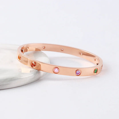 [Lume Jewelry]2026 NEW 6.1MM COLORED GEMSTONE BRACELET