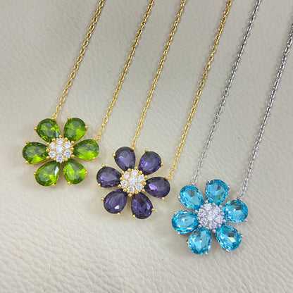 [Lume Jewelry] flower necklace