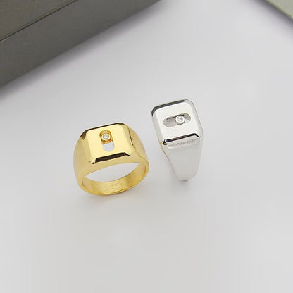 [Lume Jewelry] My Move Natural Titanium Signet Ring