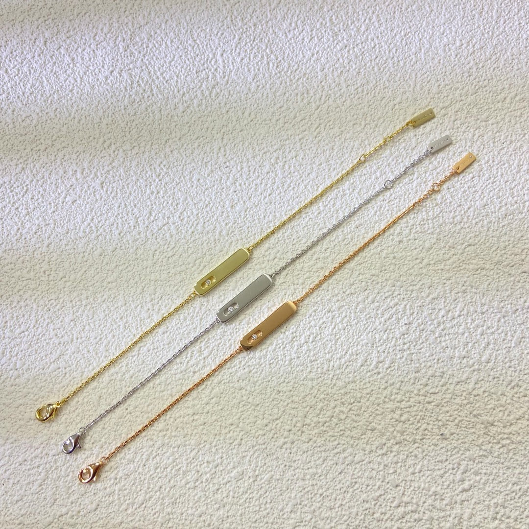 [Lume Jewelry]My First Diamond Bracelet(Adjustable)
