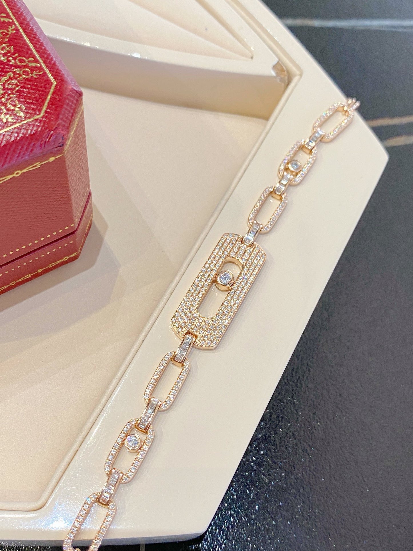 [Lume Jewelry]My Move Pavé Chain Bracelet