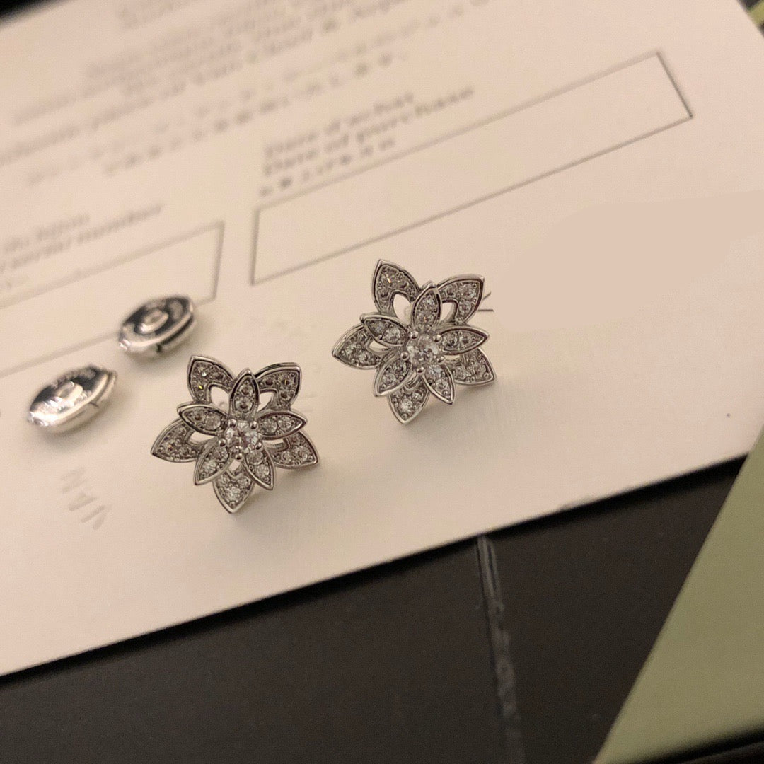 ¡®Lume Jewelry¡¯Lotus Openwork Earrings（Mini）