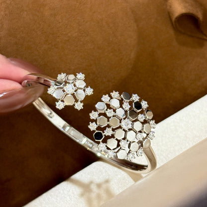 ¡®Lume Jewelry¡¯ Honeycomb Diamond Open Bangle