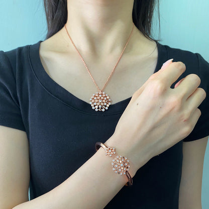¡®Lume Jewelry¡¯ Honeycomb Diamond Open Bangle