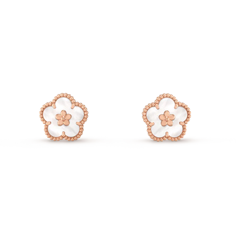 [Lume Jewelry]LUCKY WHITE MOP EARRINGS