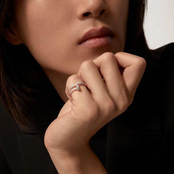 「ルーンジュエリー」ジュステ リング 1.8mm シルバー ダイヤモンド
