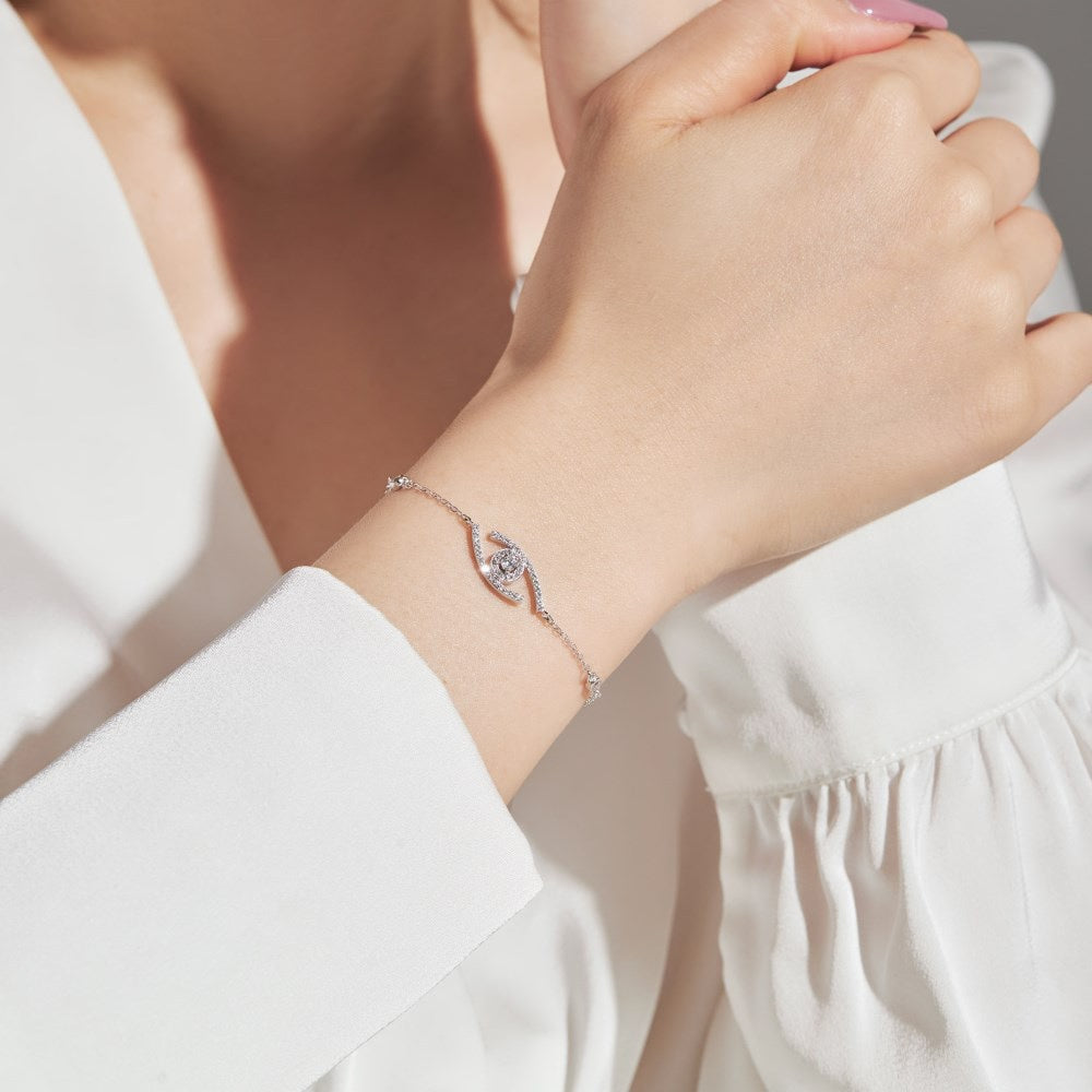 [Lume Jewelry]Lucky Eye Pave-Set Diamond Bracelet