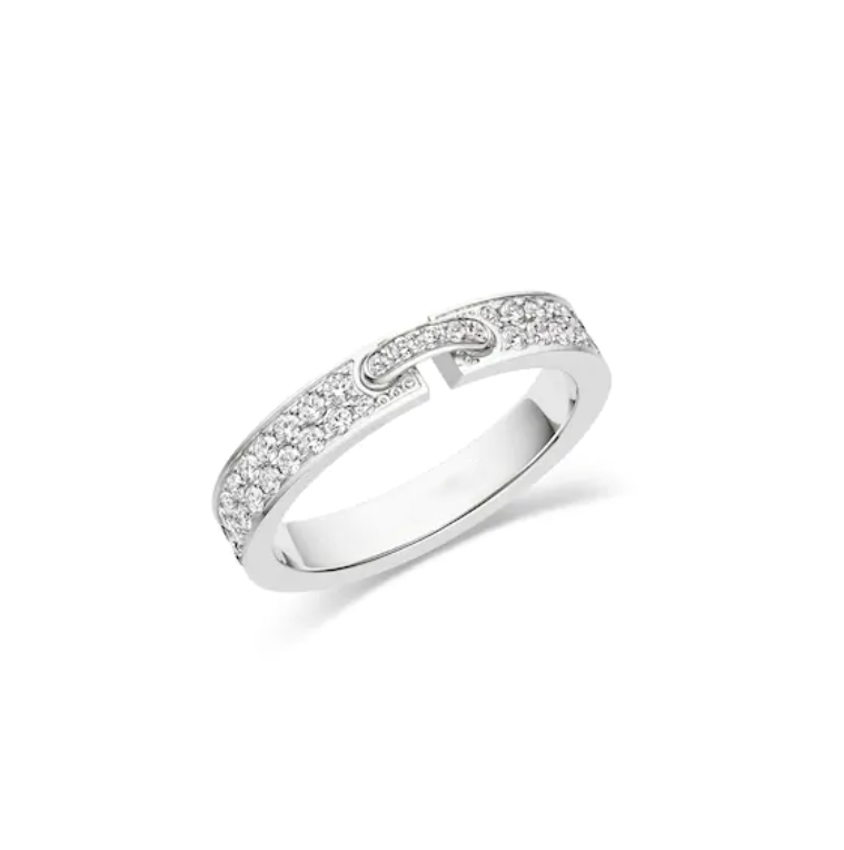 ®Lume Jewelry®アリアンス リエール エヴィデンス パヴェダイヤモンド 4MM リング