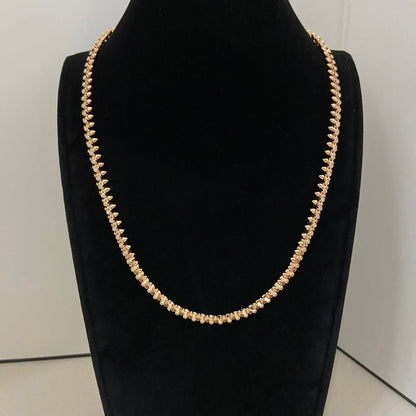 Lume Jewelry「アミュレット ローズゴールド ピンクマザーオブパール ネックレス」