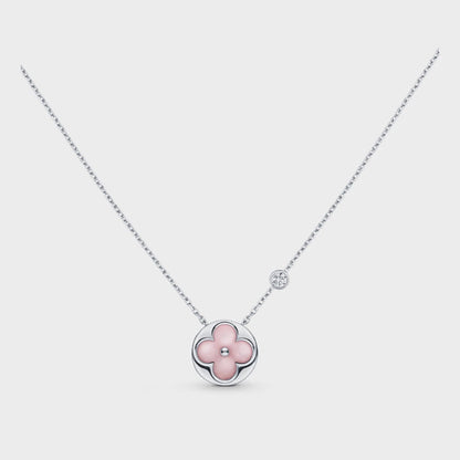 Lume Jewelry「太陽モチーフ ピンクマザーオブパール シルバーブレスレット」