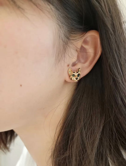 Lume Jewelry「LOVE イヤリング」5.7MM 2ダイヤモンド