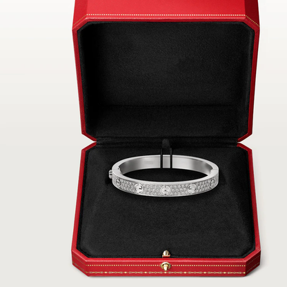 「ルンヌ・ジュエリー」LOVE ブレスレット 6.1MM ダイヤモンドパヴェ