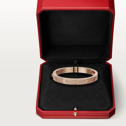 「ルンヌ・ジュエリー」LOVE ブレスレット 6.1MM ダイヤモンドパヴェ