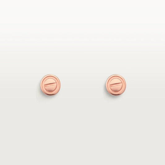 「ルンメジュエリー」ラブイヤリング ピンクゴールド 10MM