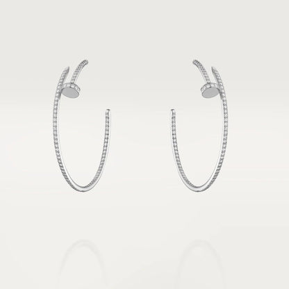 Lume Jewelry JUSTE EARRINGS FULL DIAMONDS 1.8MM