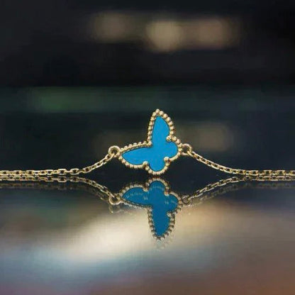 Lume Jewelry バタフライ ターコイズ バタフライ ブレスレット