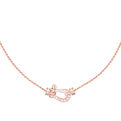 「Lume Jewelry」フォース10ピンクゴールドダイヤモンドネックレス