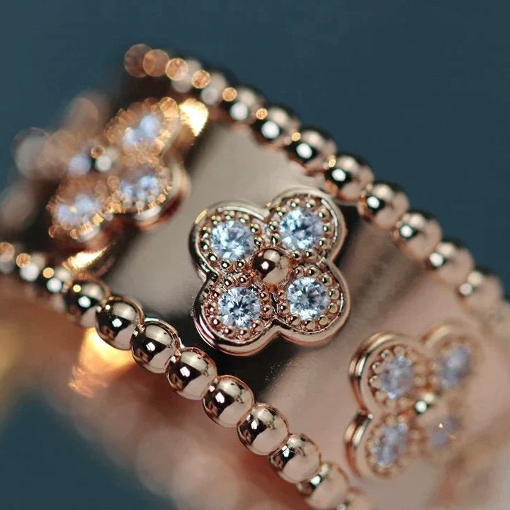 Lume Jewelry クローバーカレイドスコープリング 10MM