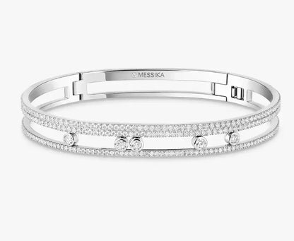 [Lume Jewelry]M Roman Full Diamond Bracelet