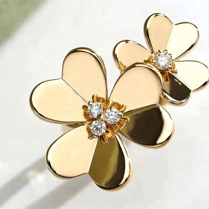 Lume Jewelry クローバー コスモス ゴールド ダイヤモンド リング